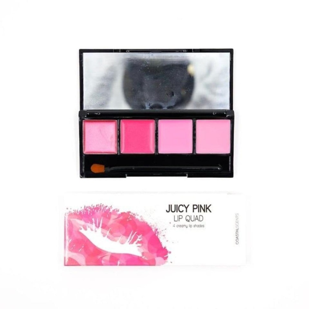 Coastal‎ Scents - Lip Quad - Juicy Pink